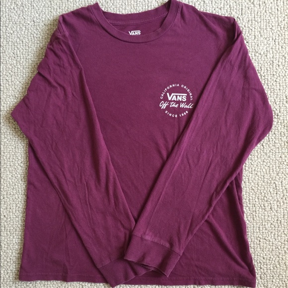 vans long sleeve kids